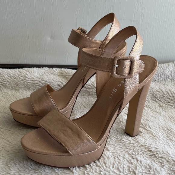 Madden girl Rolloo pink sparkly platform heels - Picture 1 of 10